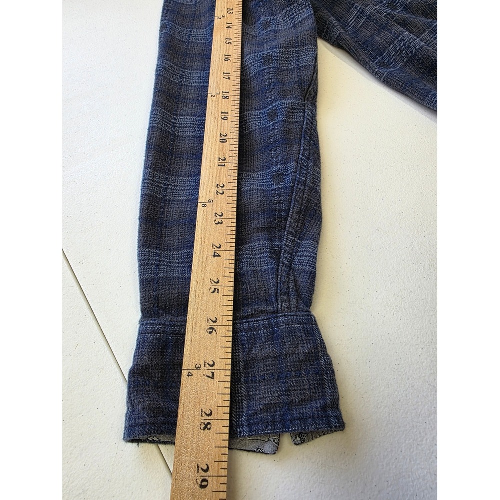 Moonshine Spirit Brad Paisley Mens Blue Plaid Western Snap Shirt Large - Picture 8 of 8